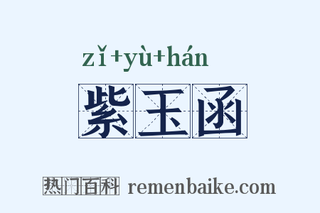 紫玉函是什么意思的图片